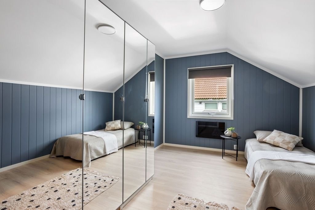 Soverommet til høyre når du kommer opp i overetasjen. Galleribilde