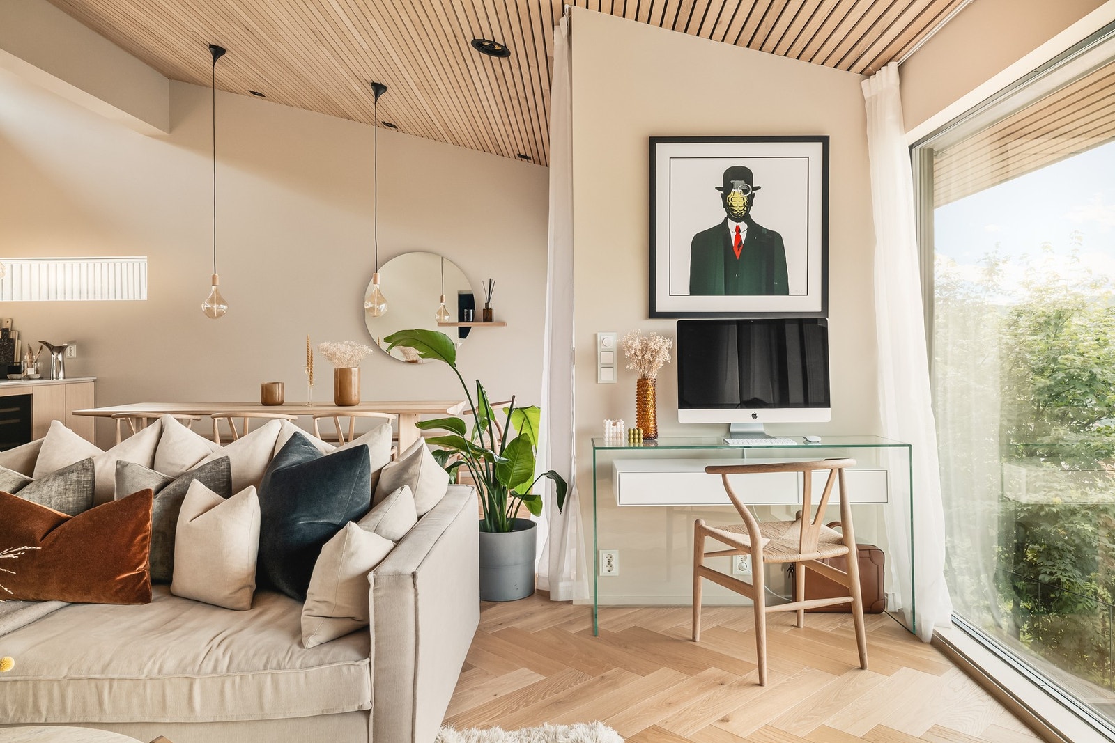 Plass til hjemmekontor. Galleribilde