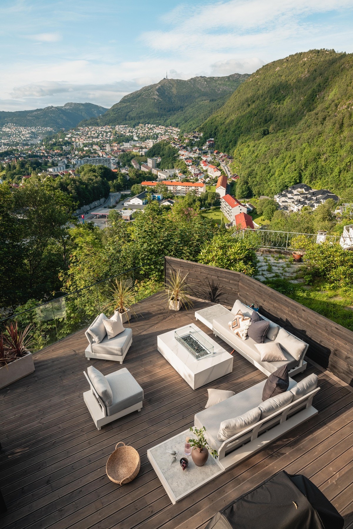 Også ute er det enkelt å innrede i soner. Galleribilde