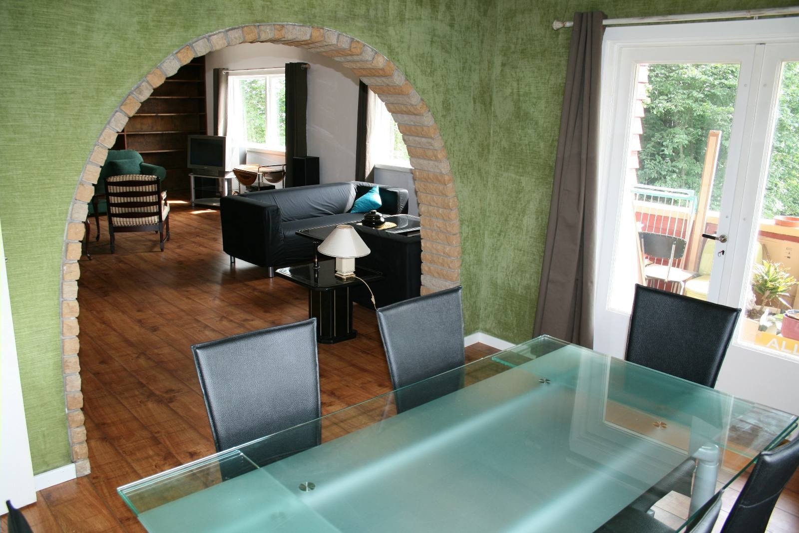 Spisestue med utgang balkong Galleribilde