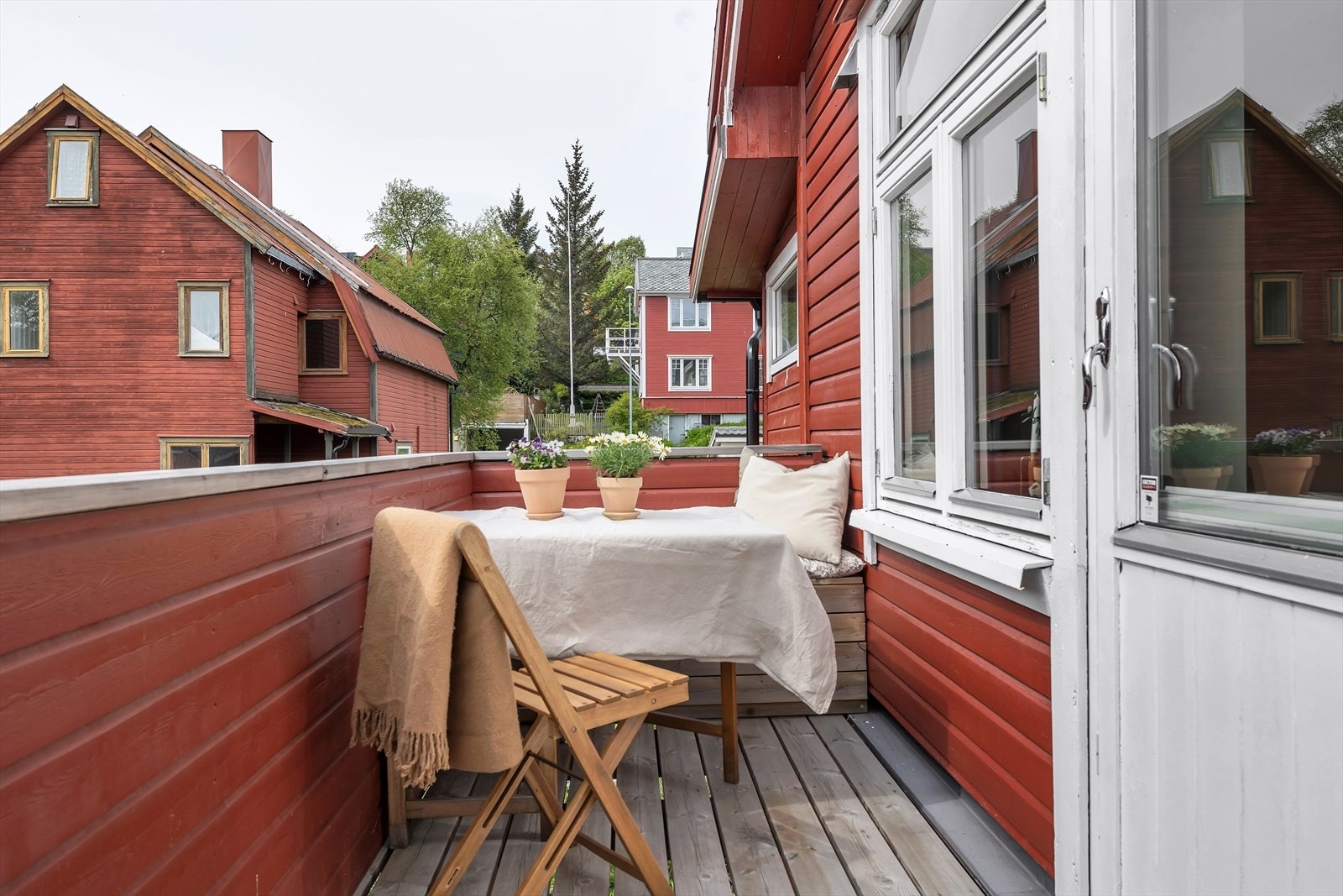 Veranda like utenfor stue Galleribilde