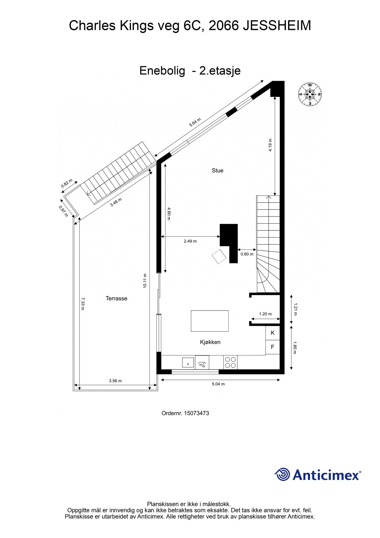 Plantegning 2.etasje Galleribilde