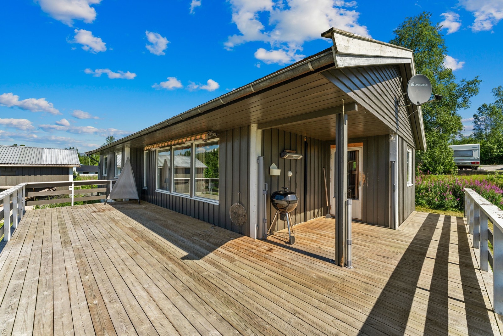 Store solrike utearealer Galleribilde