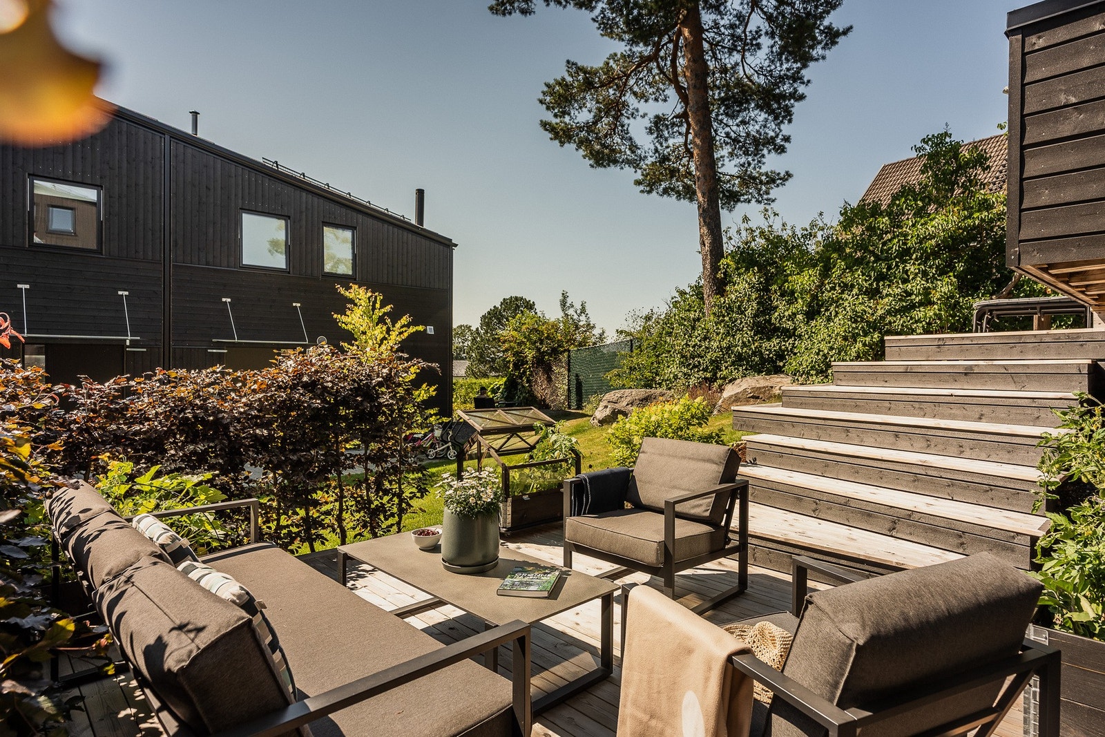 Solrike uteplasser. Galleribilde