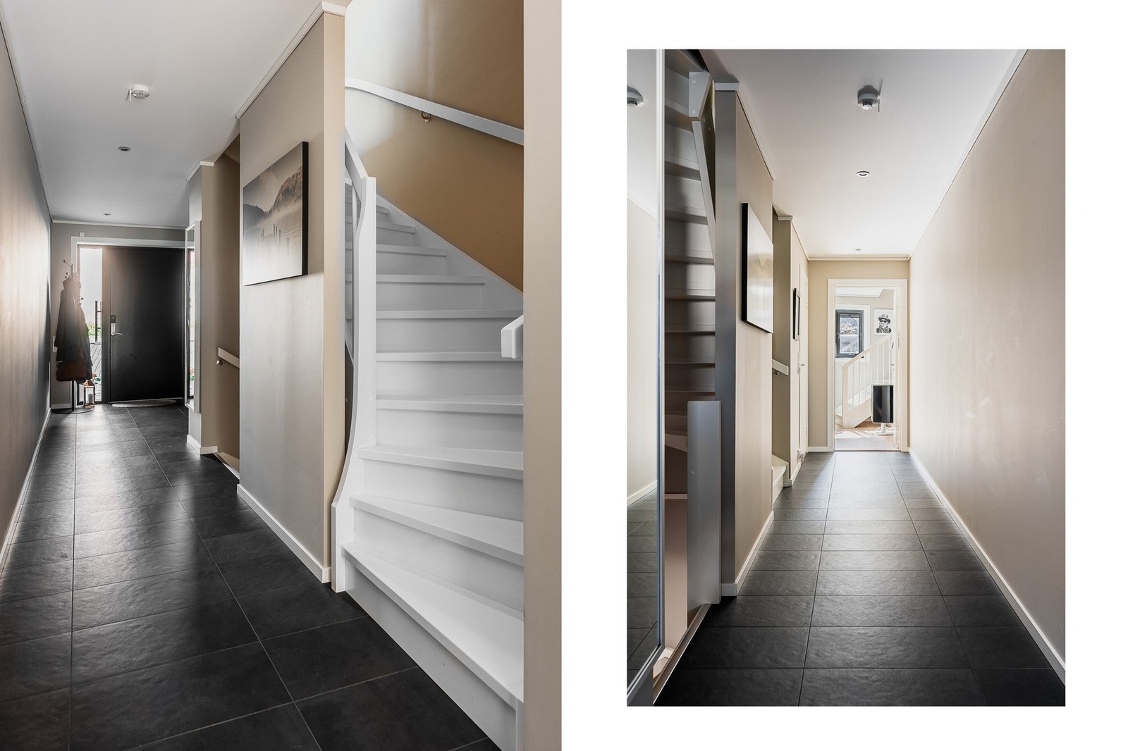 Her er det montert garderobeskap med god lagringsplass og innvendig elektronisk dørlås. Galleribilde