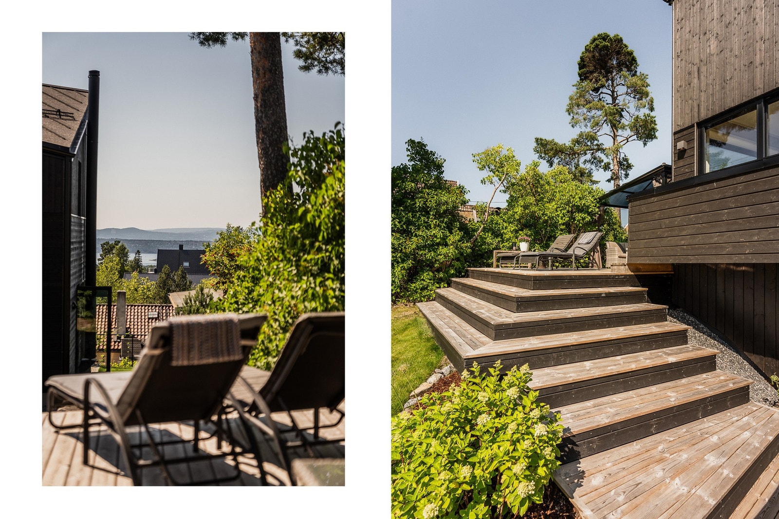 Flere nivåer og soner. Sol fra morgen til kveld. Galleribilde