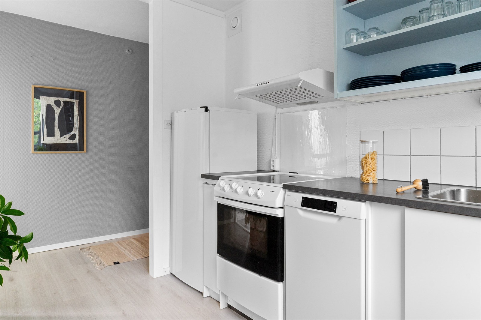 - Delvis åpen kjøkkenløsning - Galleribilde