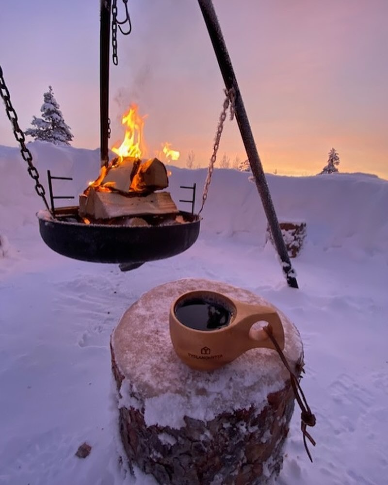 Kos med bål Galleribilde