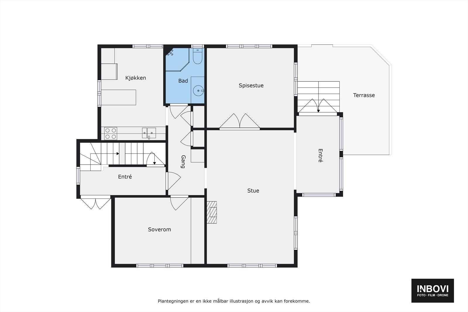 Plantegning - 1. etasje Galleribilde