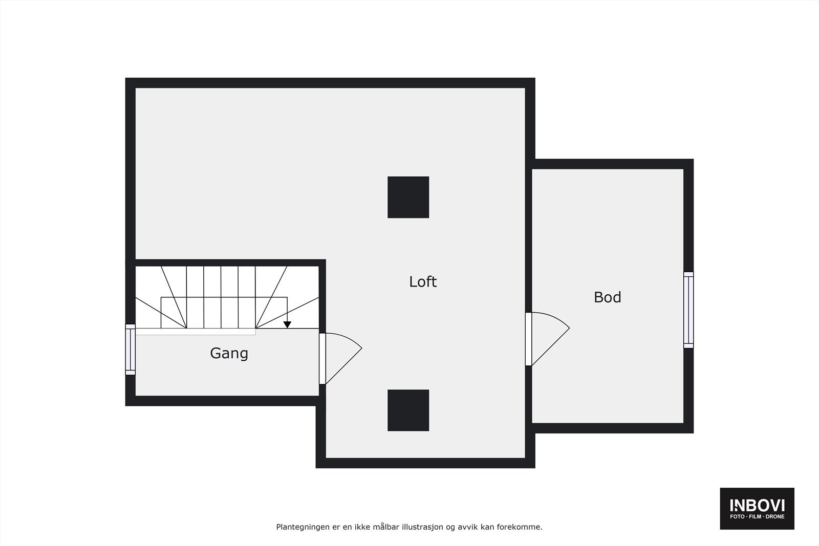 Plantegning - Loft Galleribilde