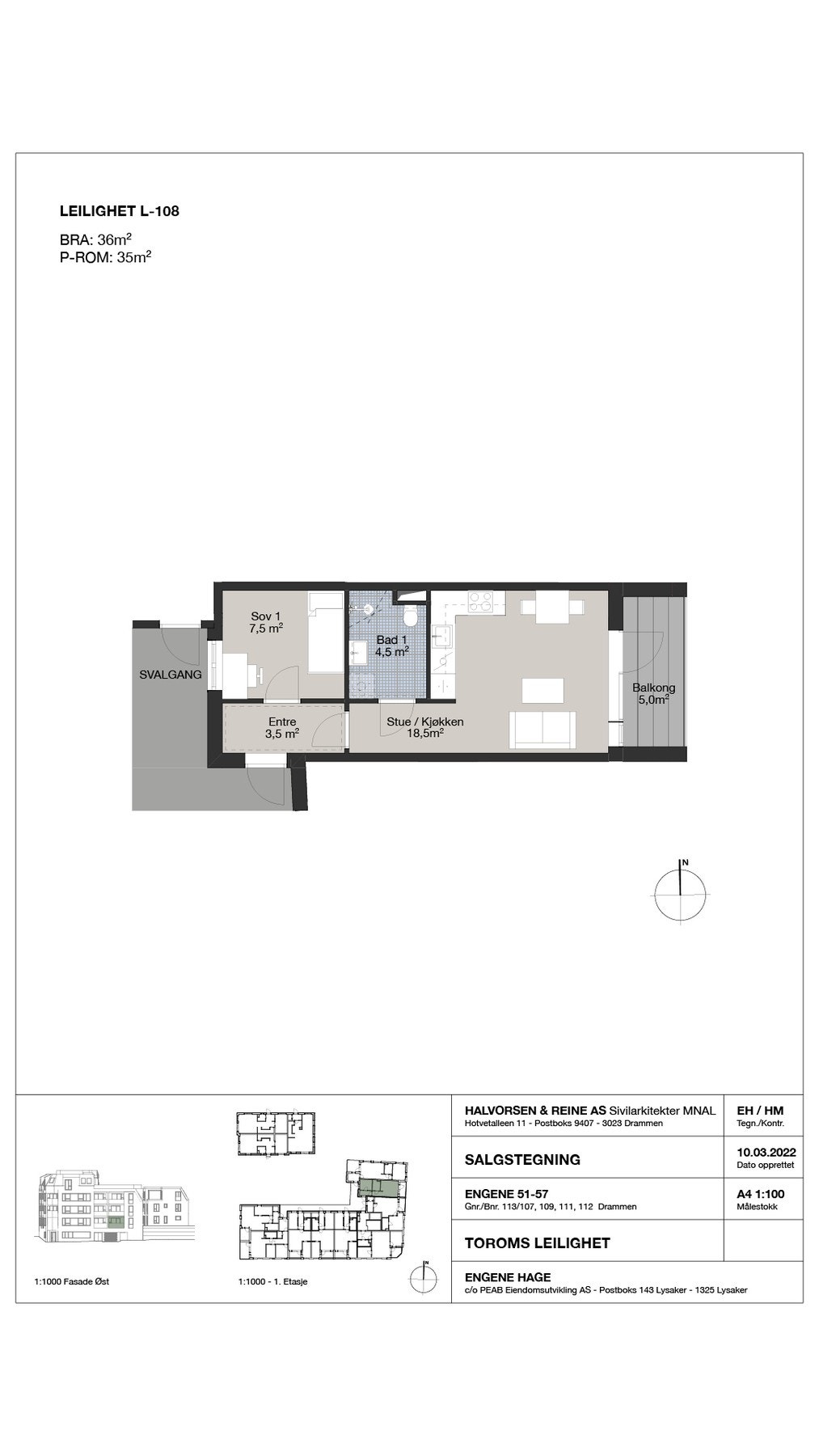 Plantegning. Galleribilde