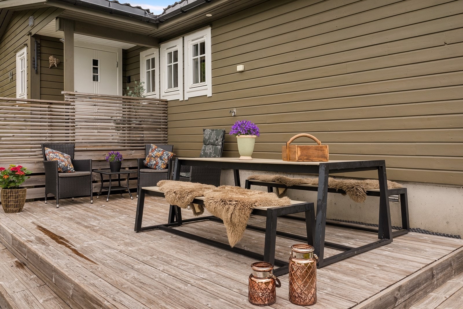 - Her kan du invitere venner og familie til hyggelige grillmiddager - Galleribilde