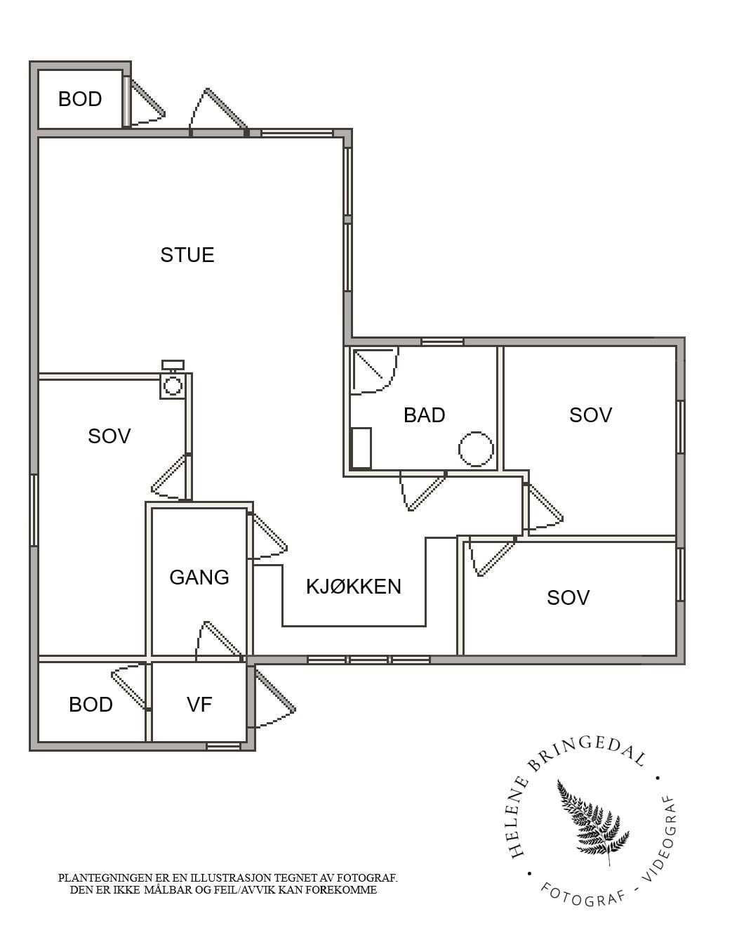 - Plantegning - Galleribilde