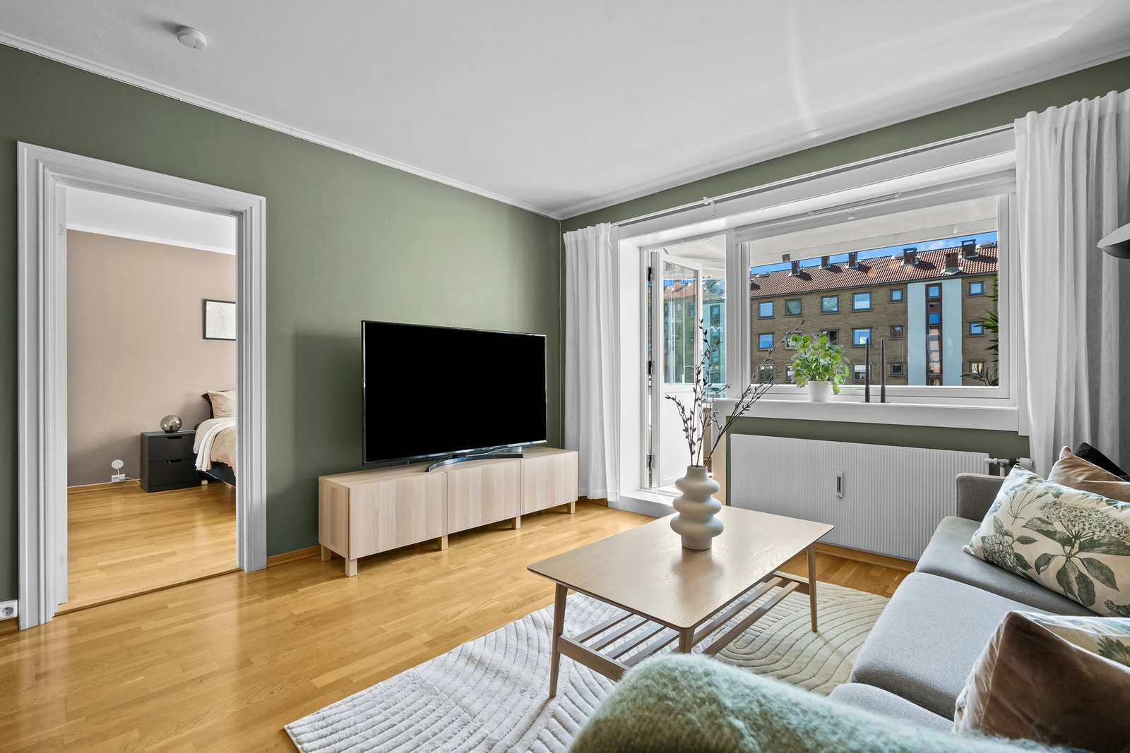 Inkludert i felleskostnadene er blant annet fyring, varmtvann og fibernett med 1000/1000Mbps. Galleribilde