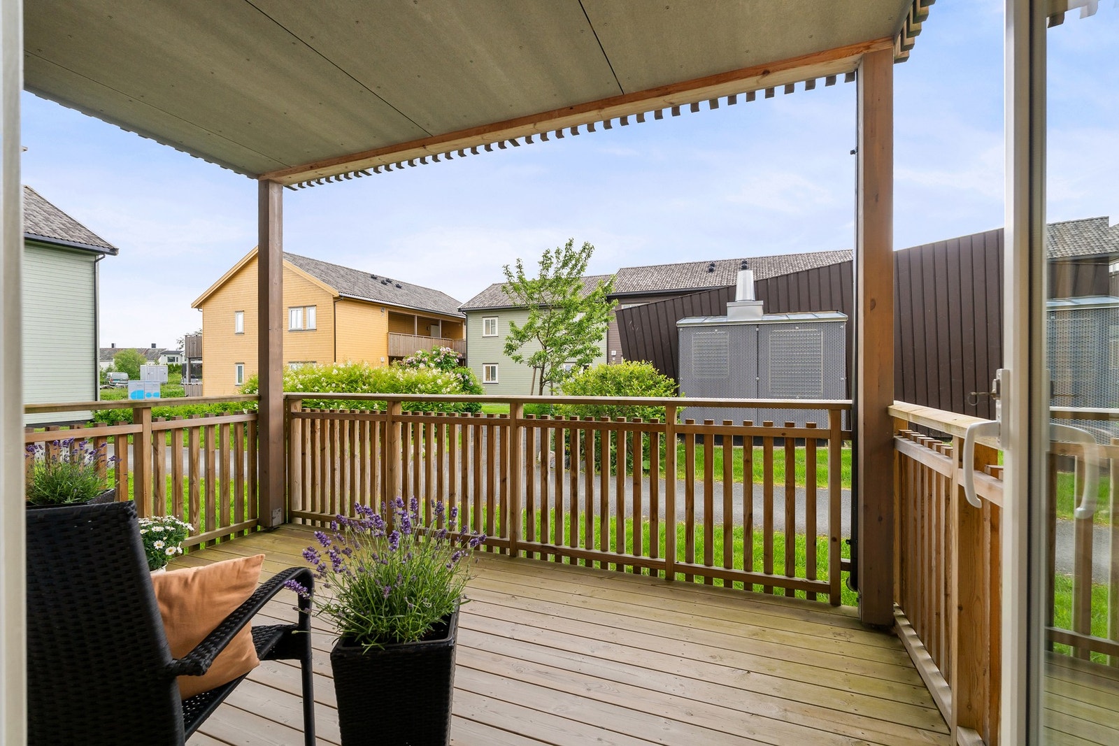 Terrassen er vestvendt og har gode solforhold. Galleribilde