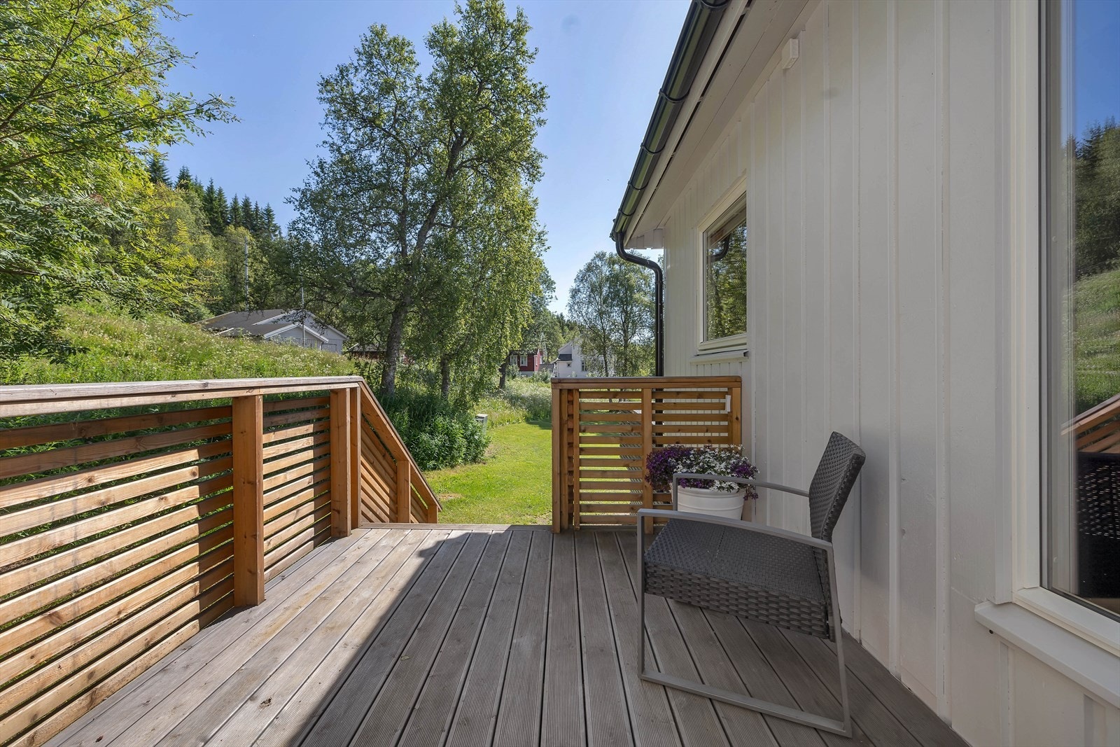 Terrasse på baksiden Galleribilde