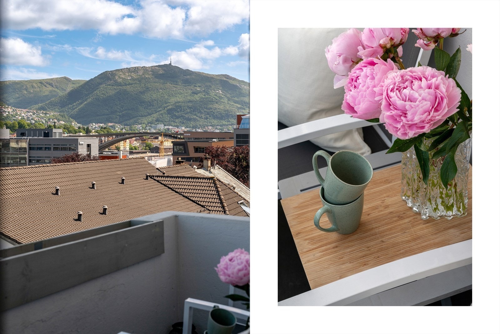 - Nyt kaffekoppen på egen balkong med fantastisk fjellutsikt - Galleribilde