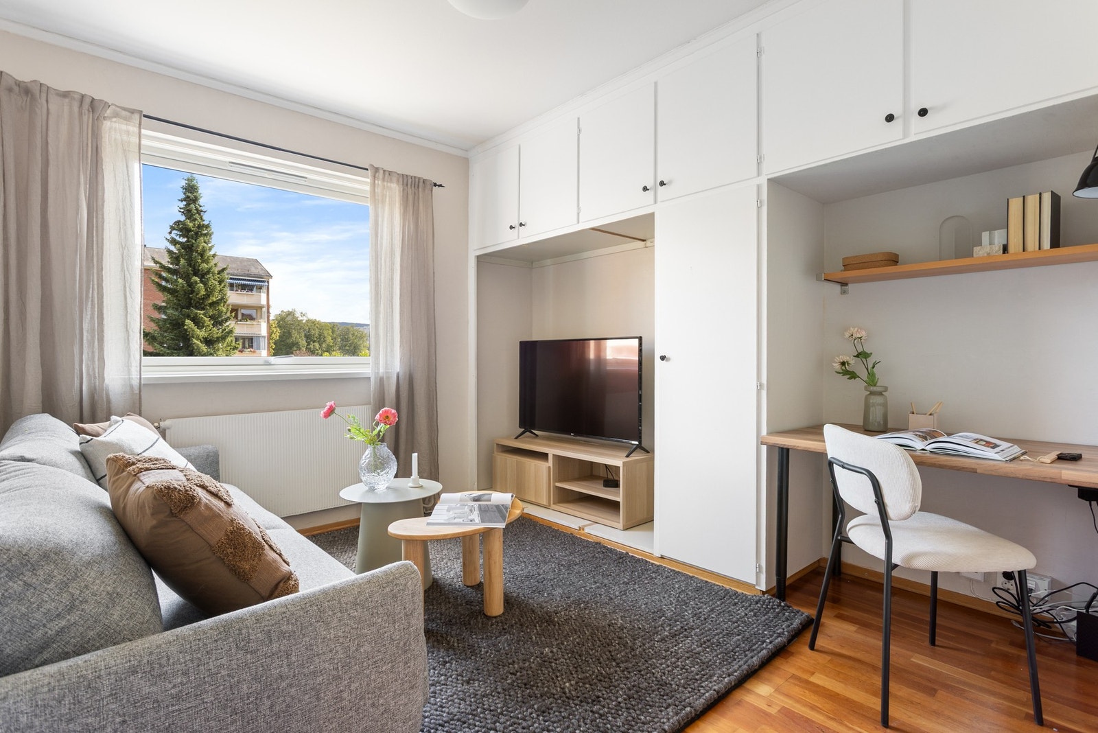 Det andre soverommet er perfekt som gjesterom, barnerom eller kontor. Galleribilde