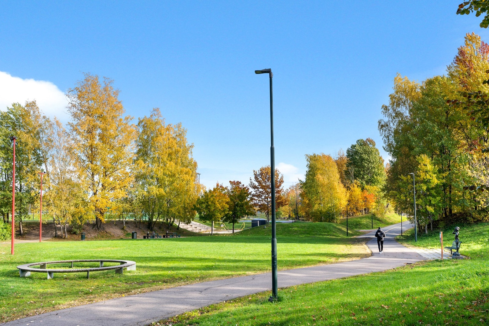 Flotte Veitvetparken ligger i nabolaget Galleribilde