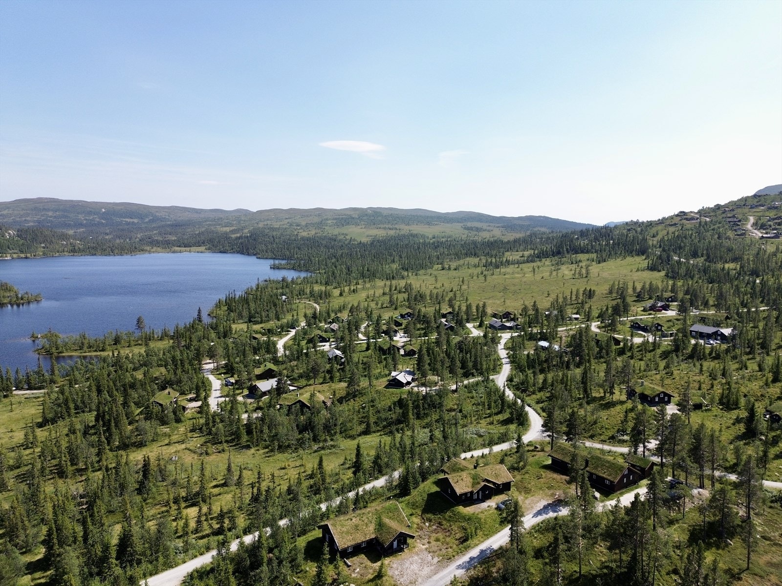 Reinsjøfjell hytteområde er et godt etablert hyttefelt mellom Haglebu og Bromma i Flå kommune. Galleribilde