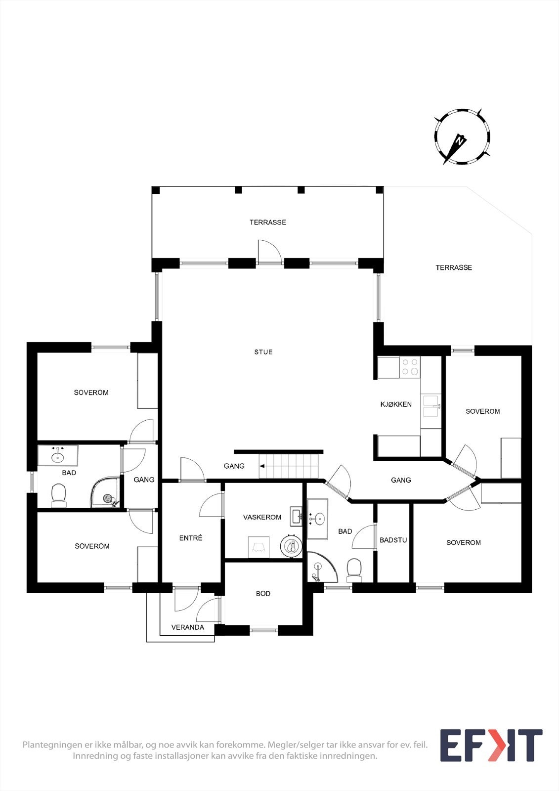 Plantegning Galleribilde