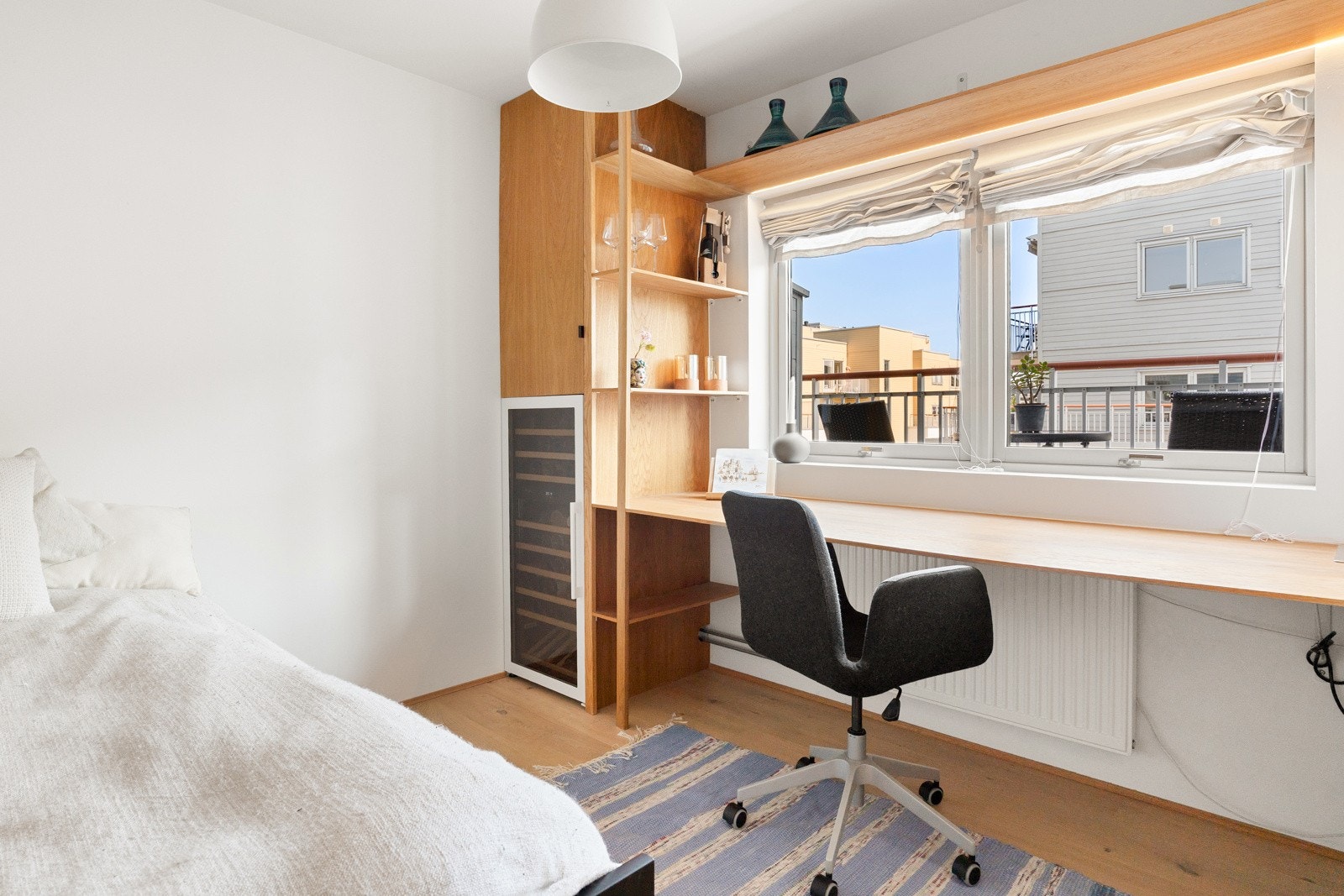 Leilighetens andre soverom er også av god størrelse. Galleribilde