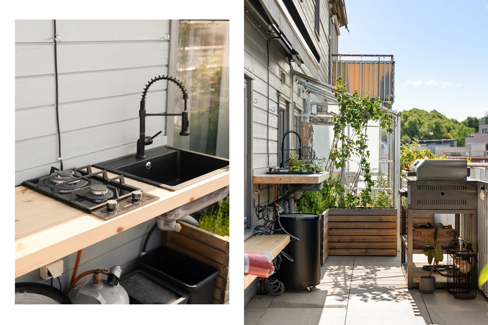 Etablert drivhus gjør at du kan benytte deg av balkongen hele året rundt. Galleribilde