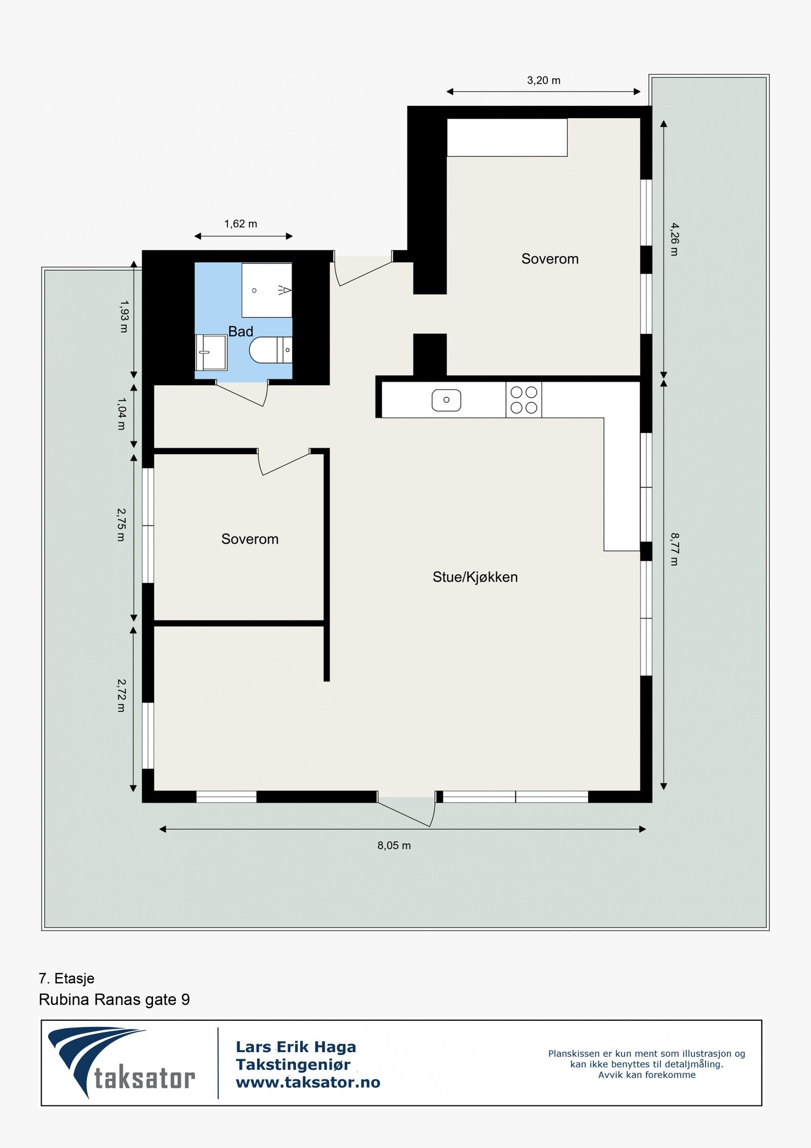 Plantegning. Galleribilde