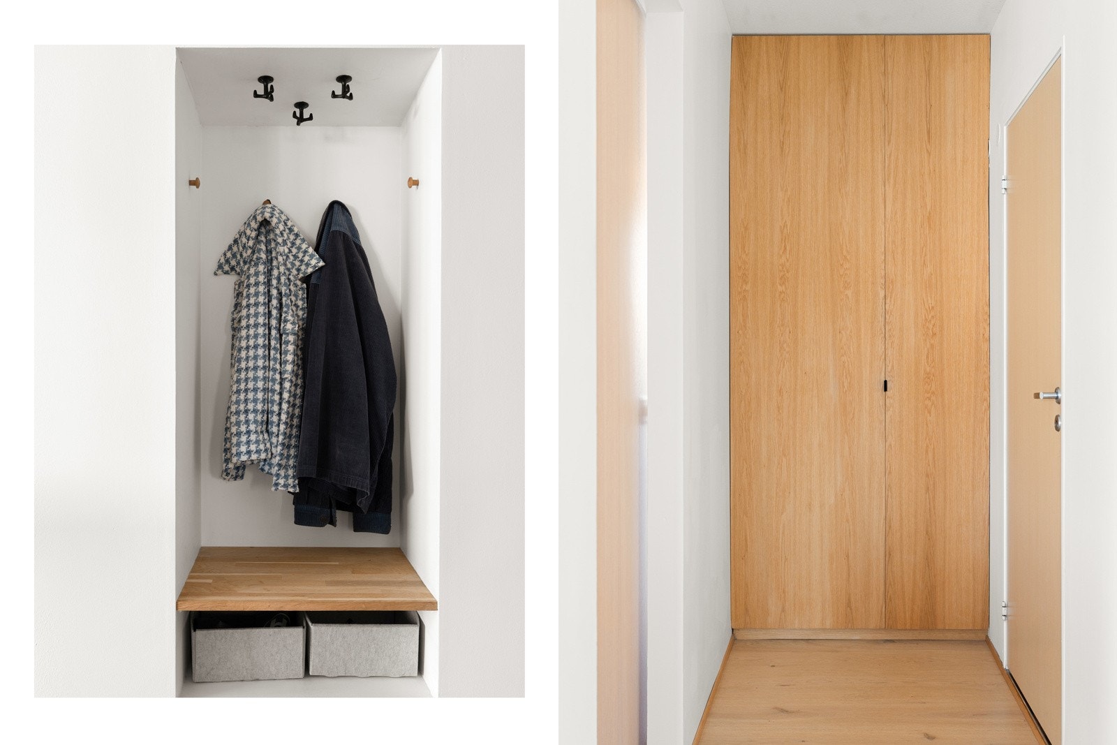 Innbydende entré gir et godt inntrykk av boligen. I gangen er det god plass til garderobeskap. Galleribilde