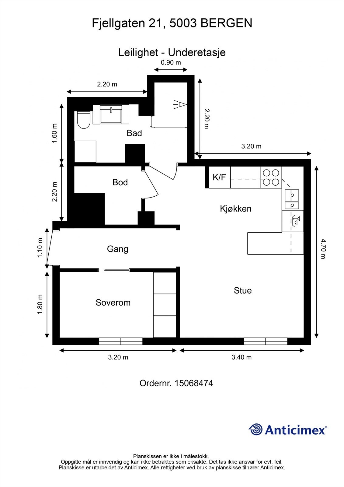 Plantegning Galleribilde