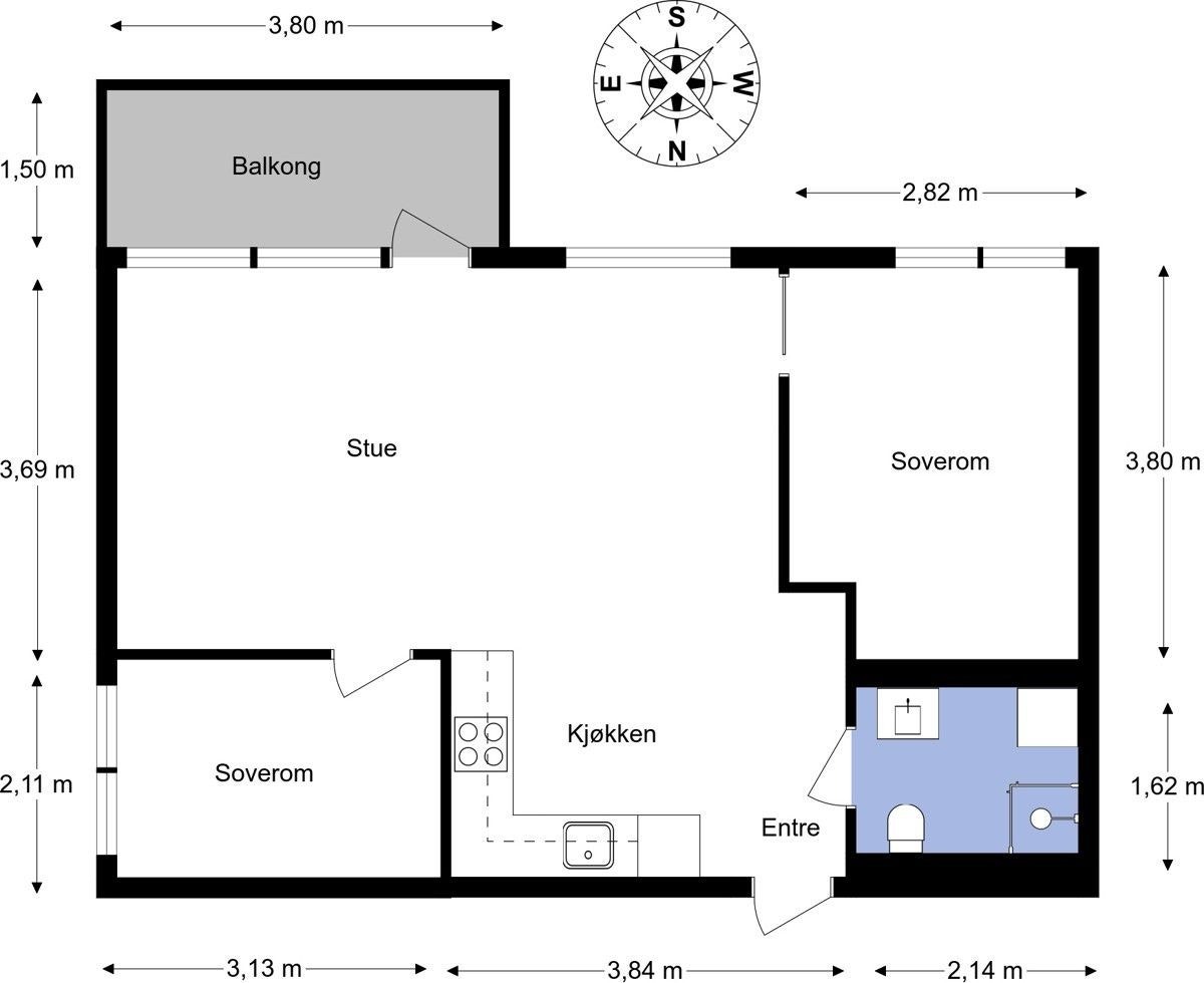 Plantegning Galleribilde