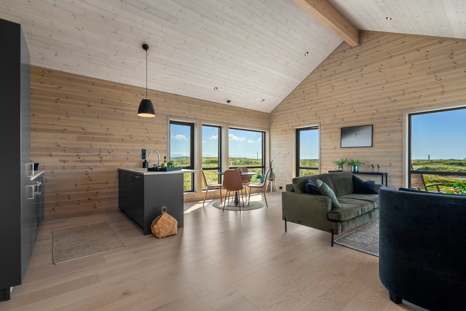 Stue/kjøkken. Galleribilde