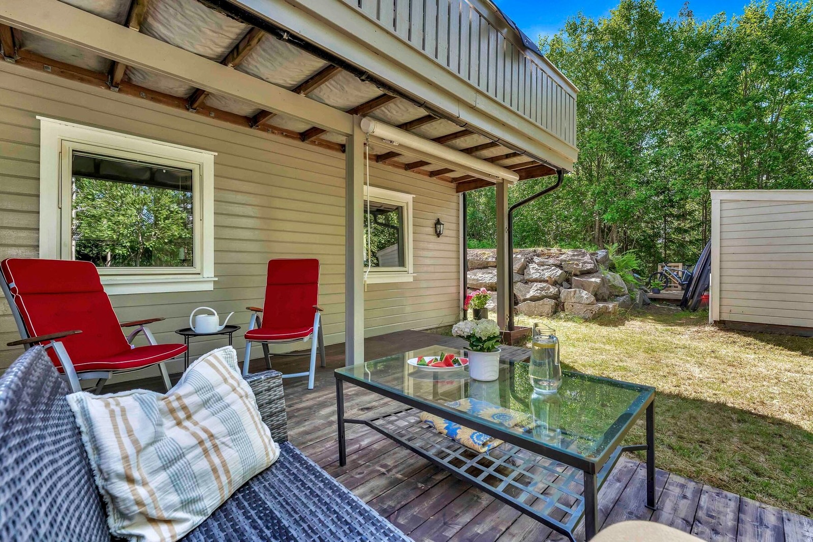 Utearealene fra en annen vinkel. Galleribilde