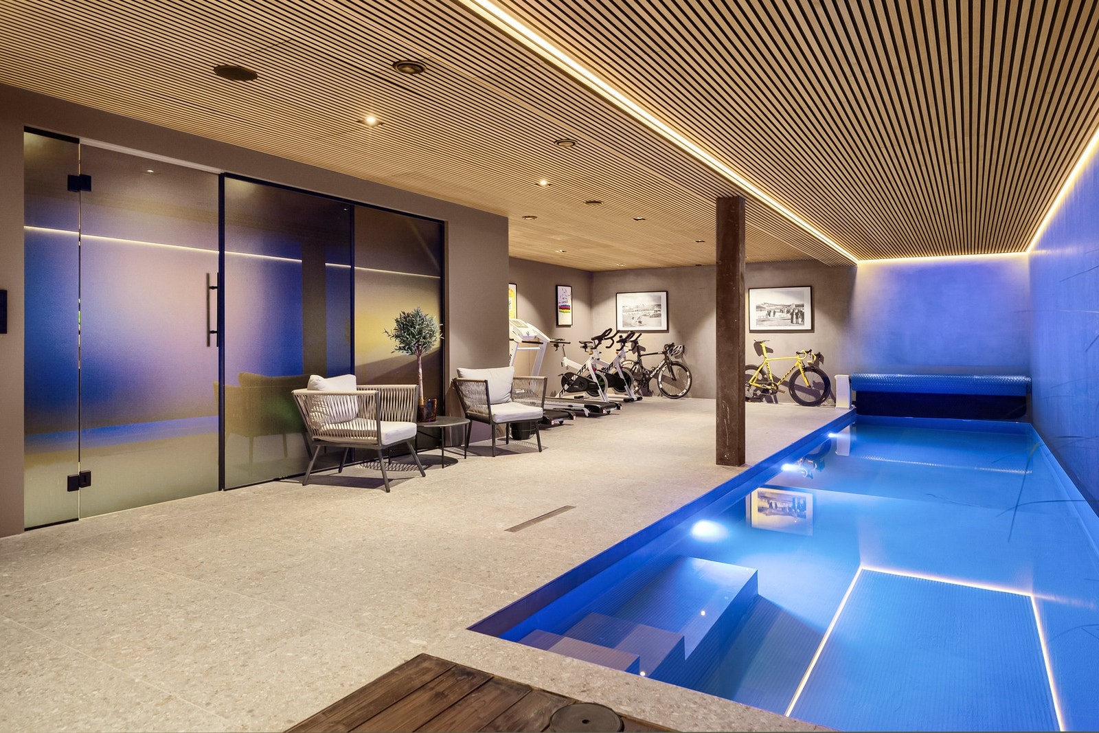 Inngang til badstue, wc og dusj. Galleribilde