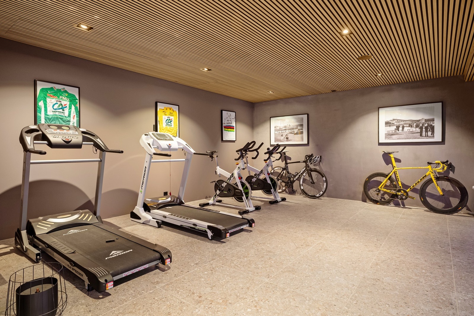 Treningsområdet i spa-avdelingen. Galleribilde