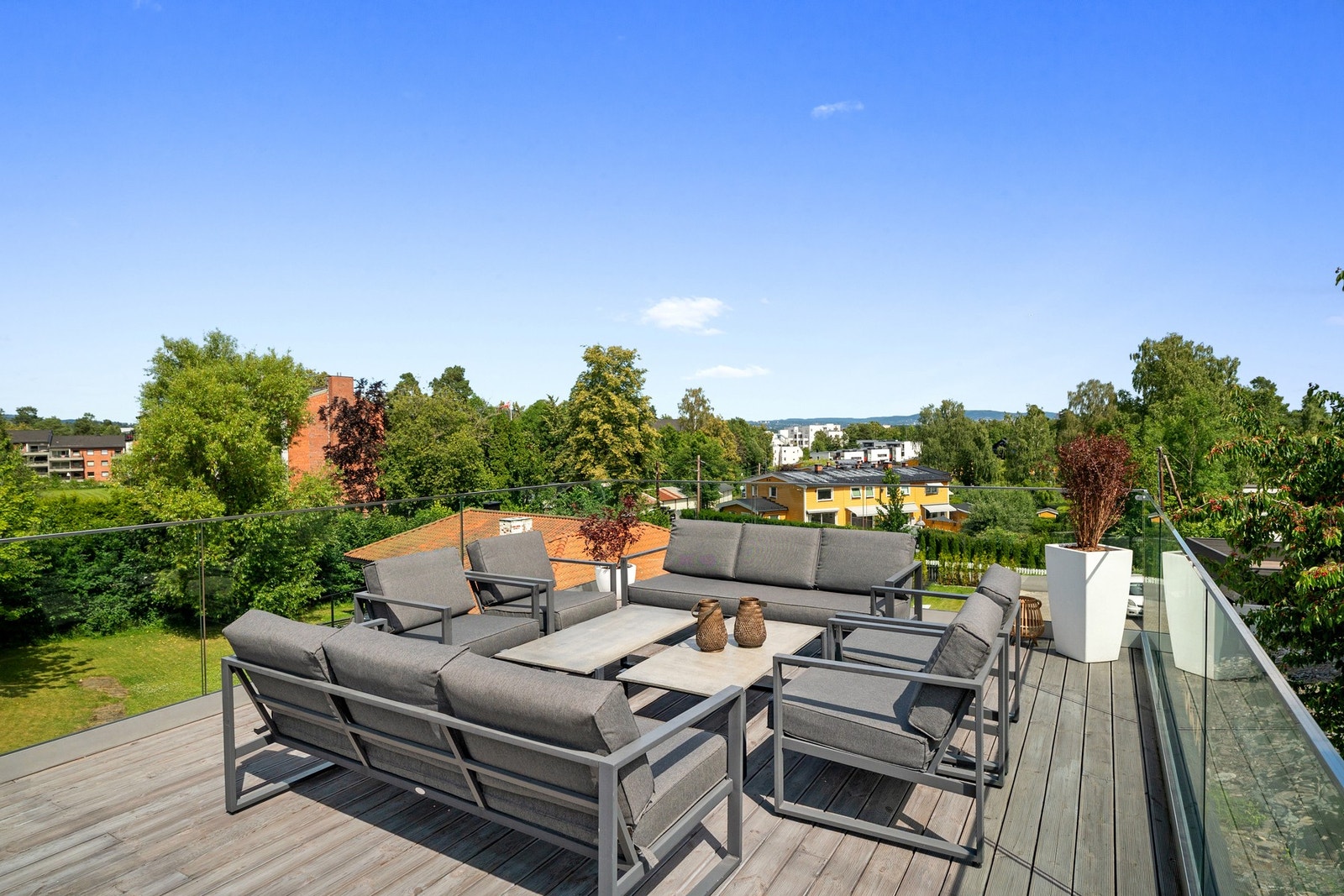 Takterrasse. Galleribilde