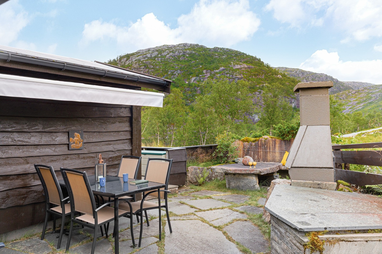 Her kan man invitere på grillkvelder og annet kjekt om sommeren! Galleribilde