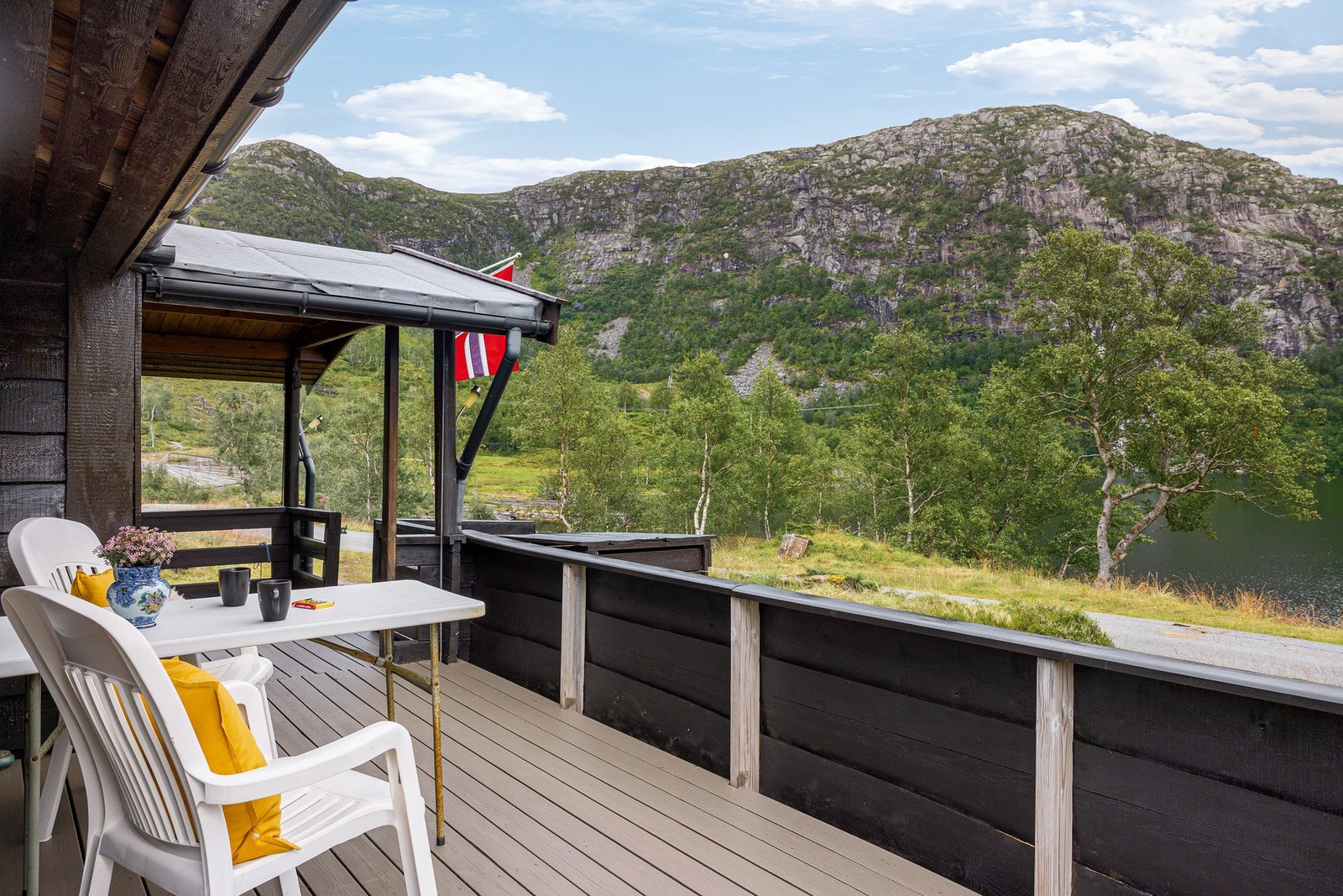 God solforhold med sol store deler av dagen. Galleribilde