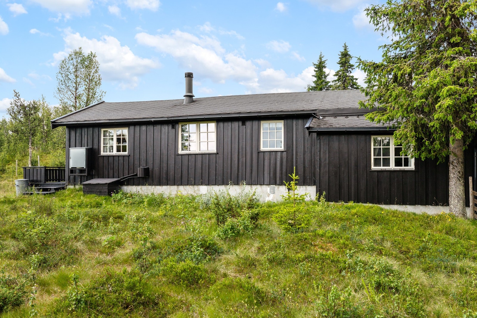 Boltreplass rundt hytta Galleribilde