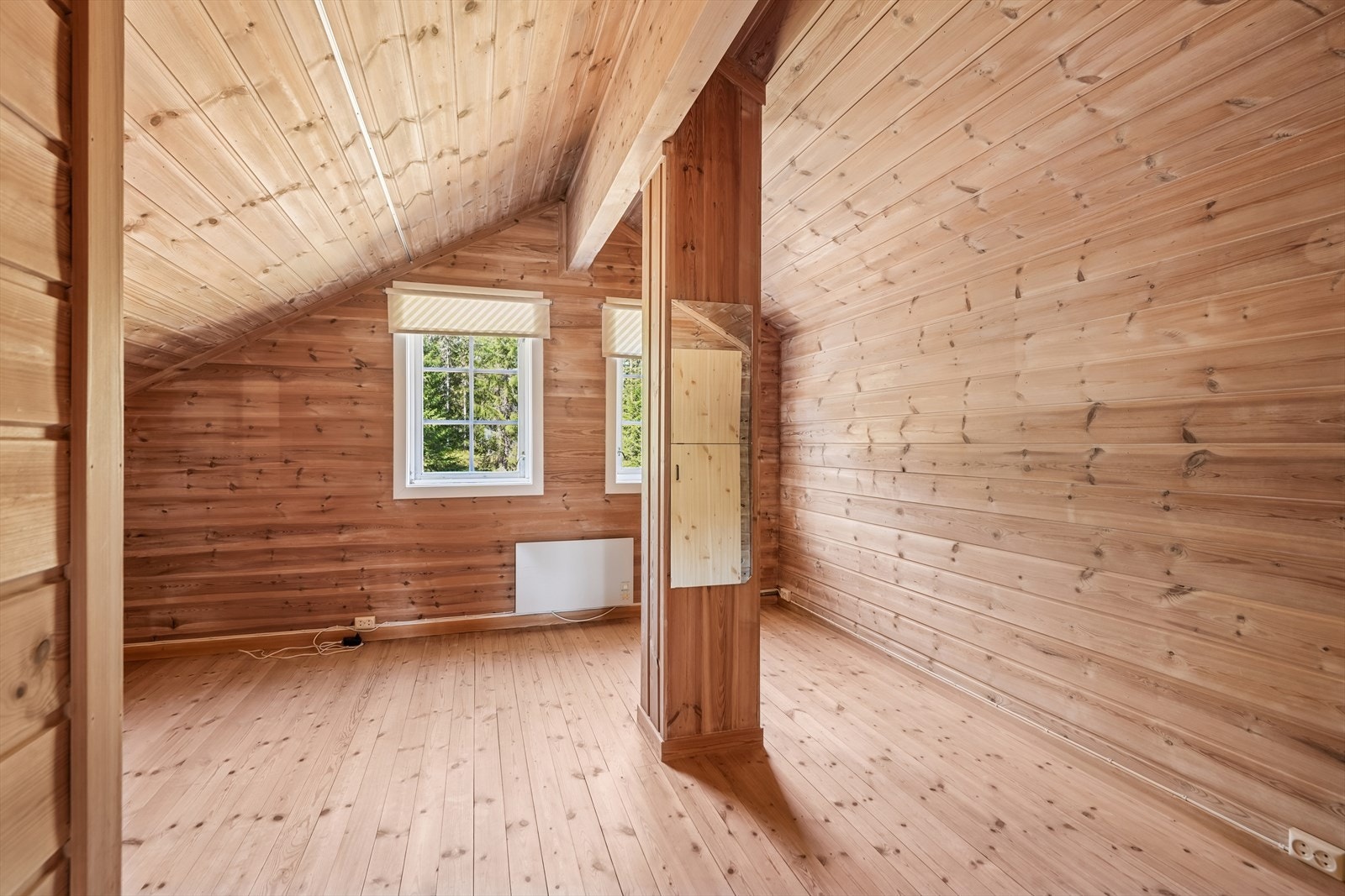 Loftesetasjen har et gulvareal på 38 kvm. Galleribilde