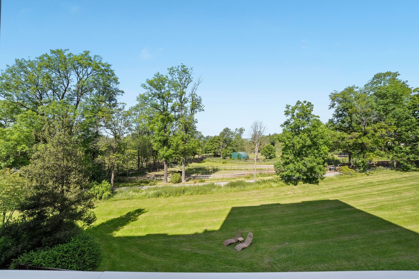 Utsikt fra balkongen. Galleribilde