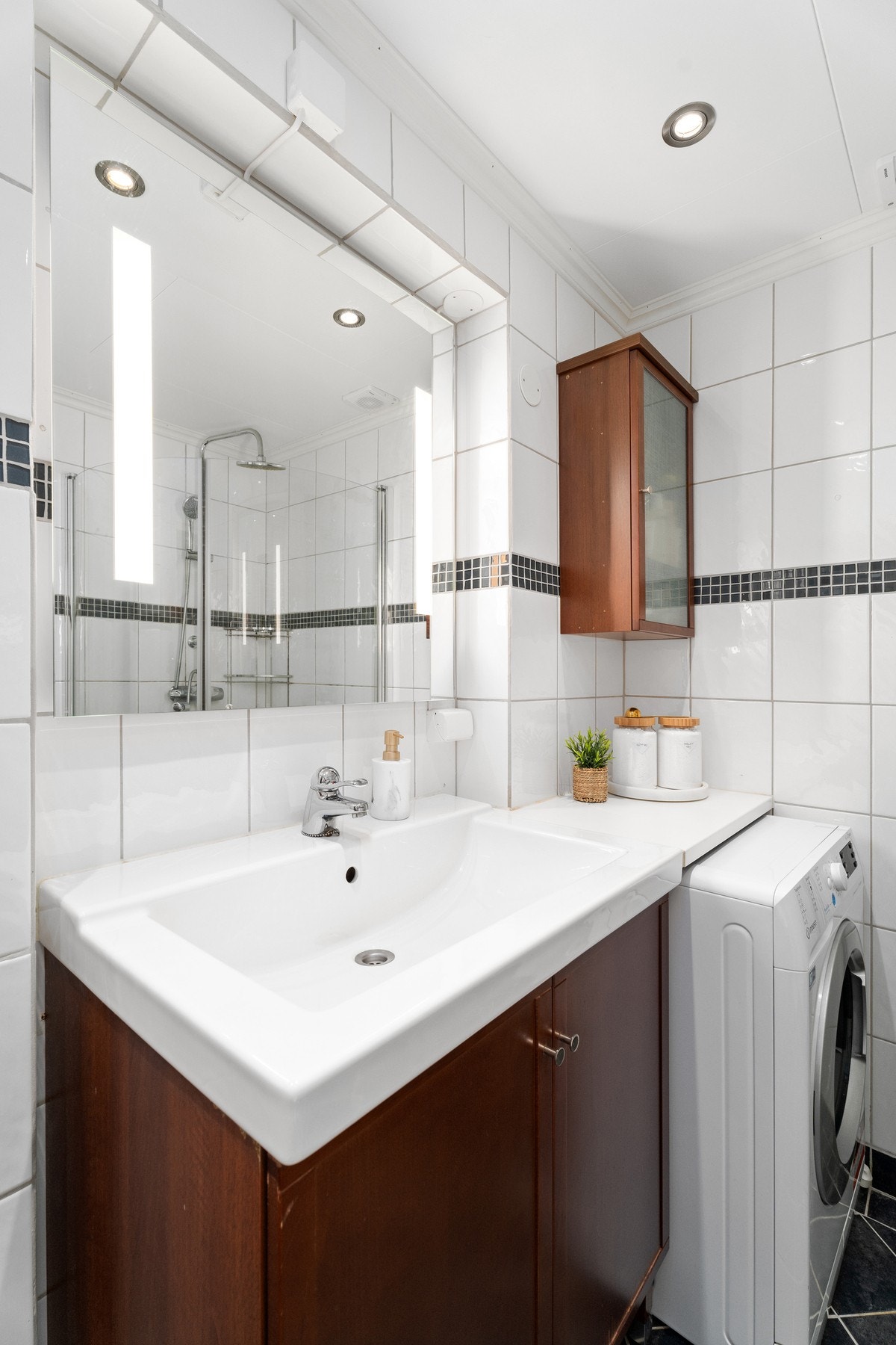 Her er det også opplegg for vaskemaskin. Galleribilde