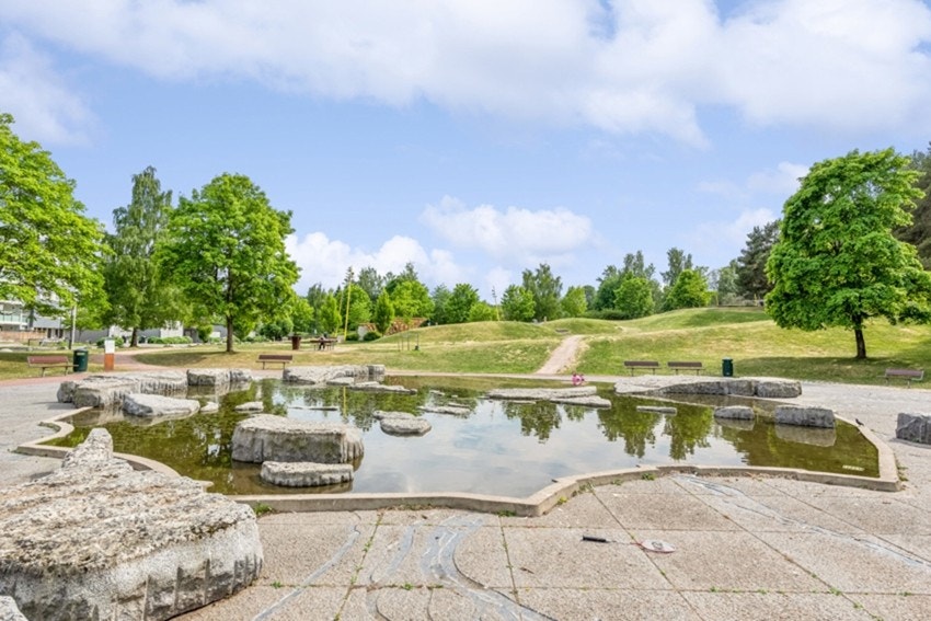 I nærområdet finner du Verdensparken med parkouranlegg. Galleribilde