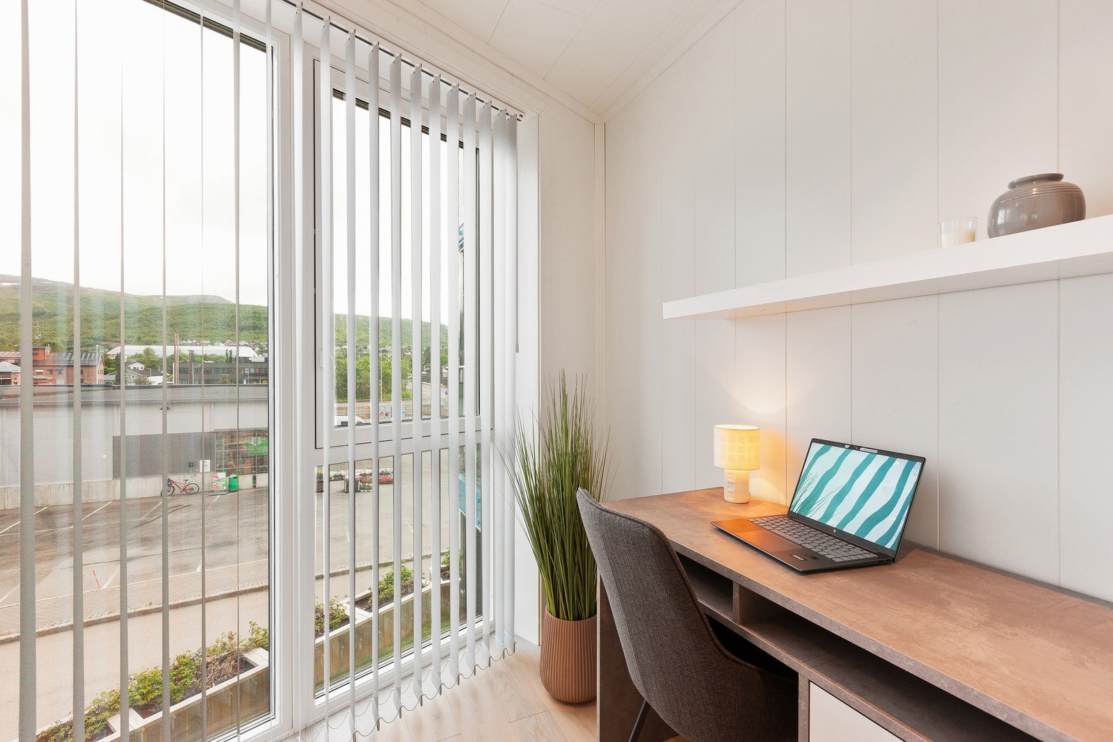 Lameller montert. Galleribilde