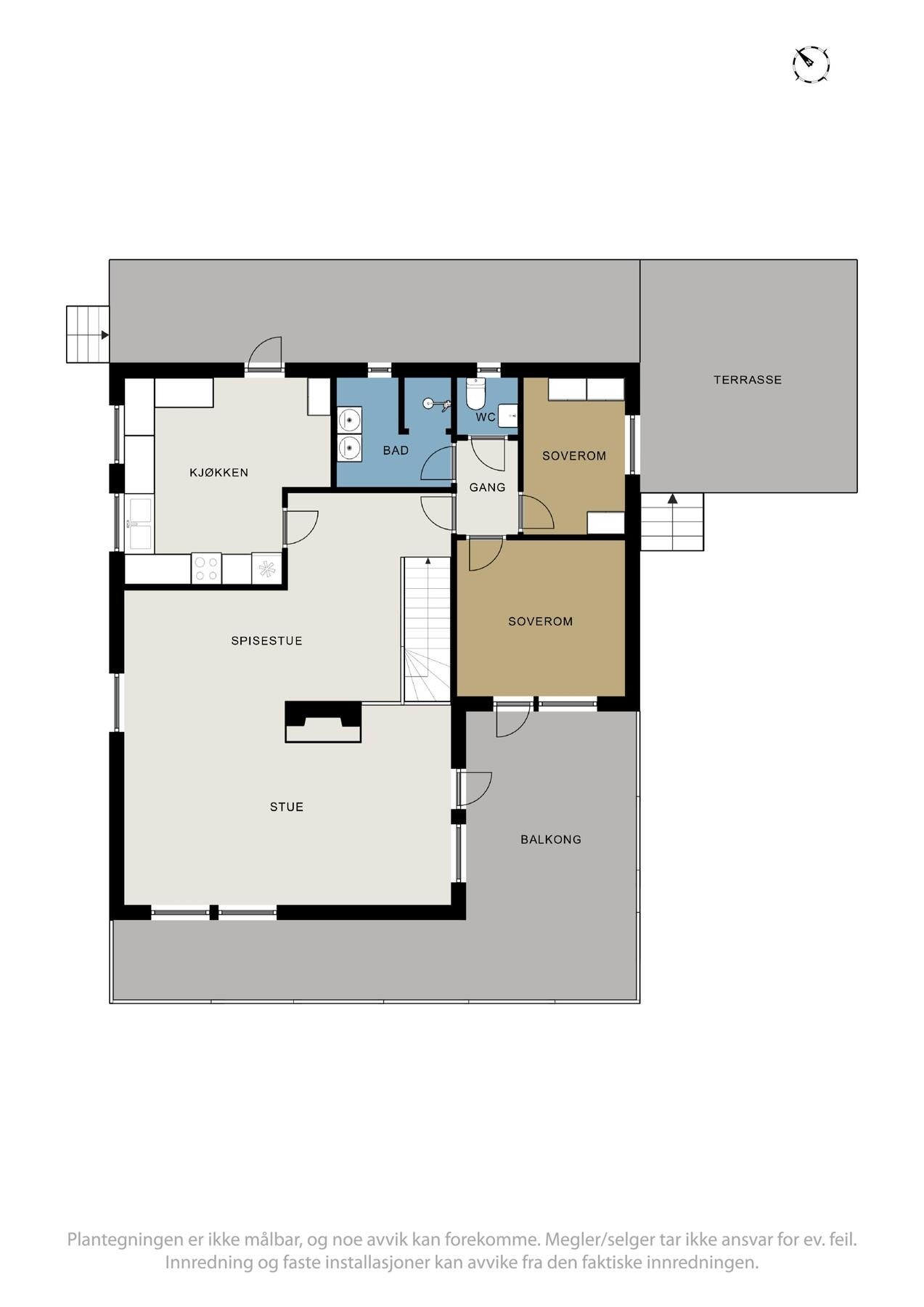 Plantegning Galleribilde