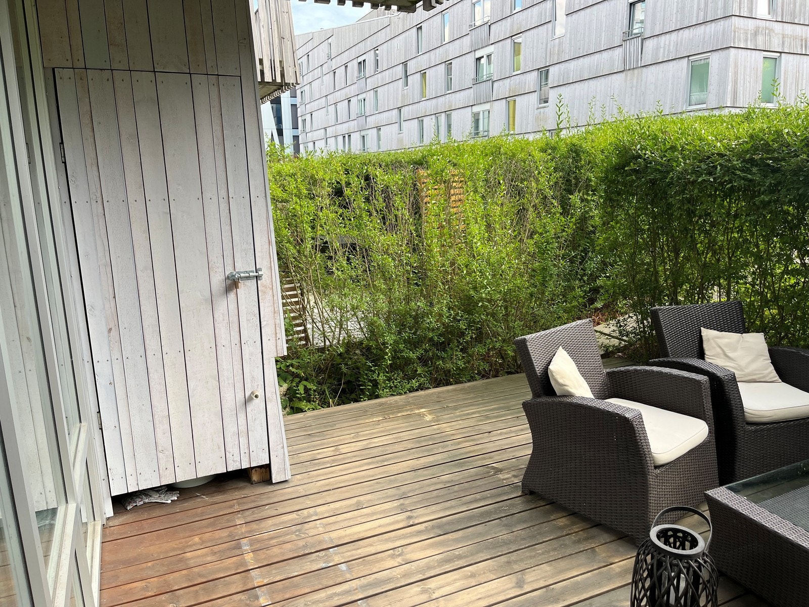 Tilgang til en utebod. Galleribilde