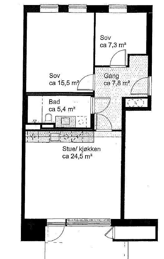 Plantegning Galleribilde