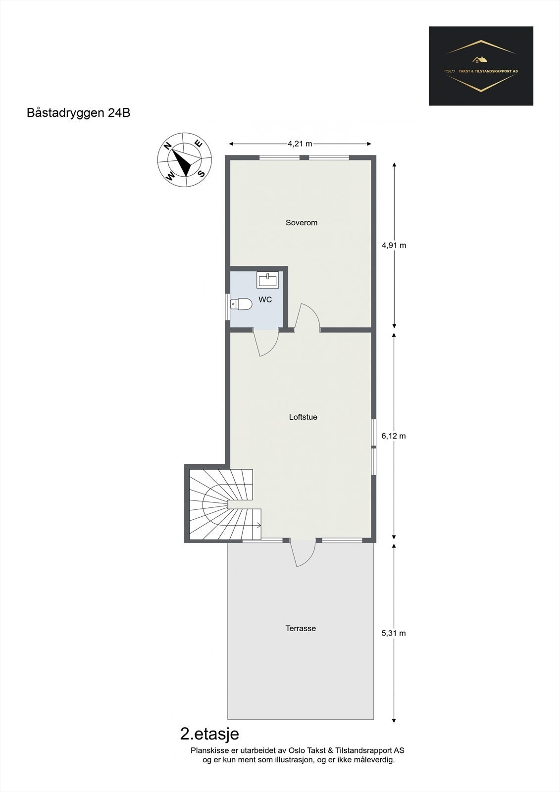 Plantegning til orientering. Galleribilde