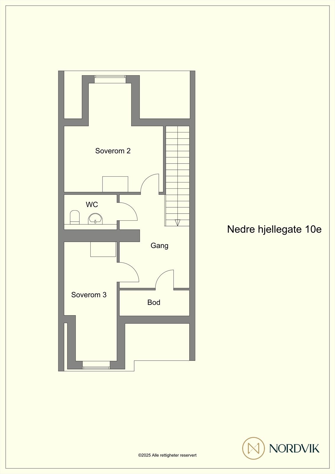 Plantegning 6. etasje. Galleribilde