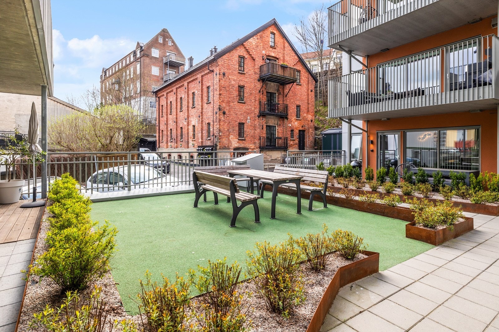 Pent opparbeidet fellesareal. Galleribilde